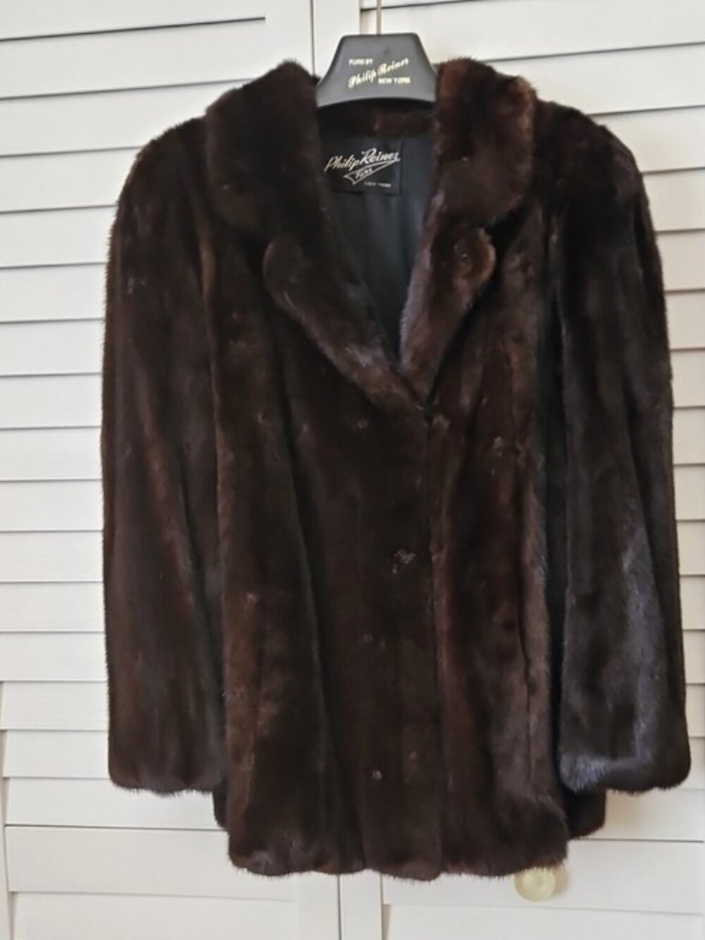 Women's Mahogany Mink Fur Jacket